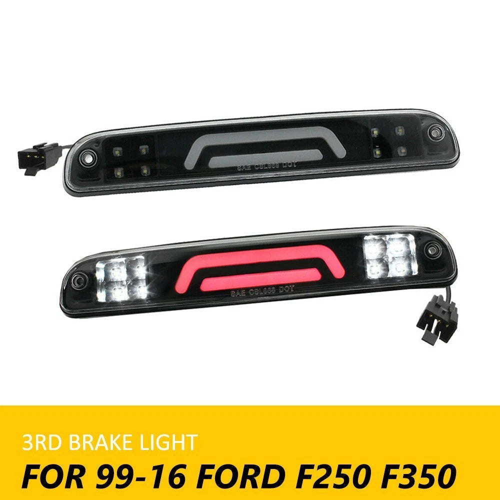 LED Third 3rd Brake Light Black For 99-16 Ford F250 F350 Super Duty Cargo US EOA 6B93BC-57