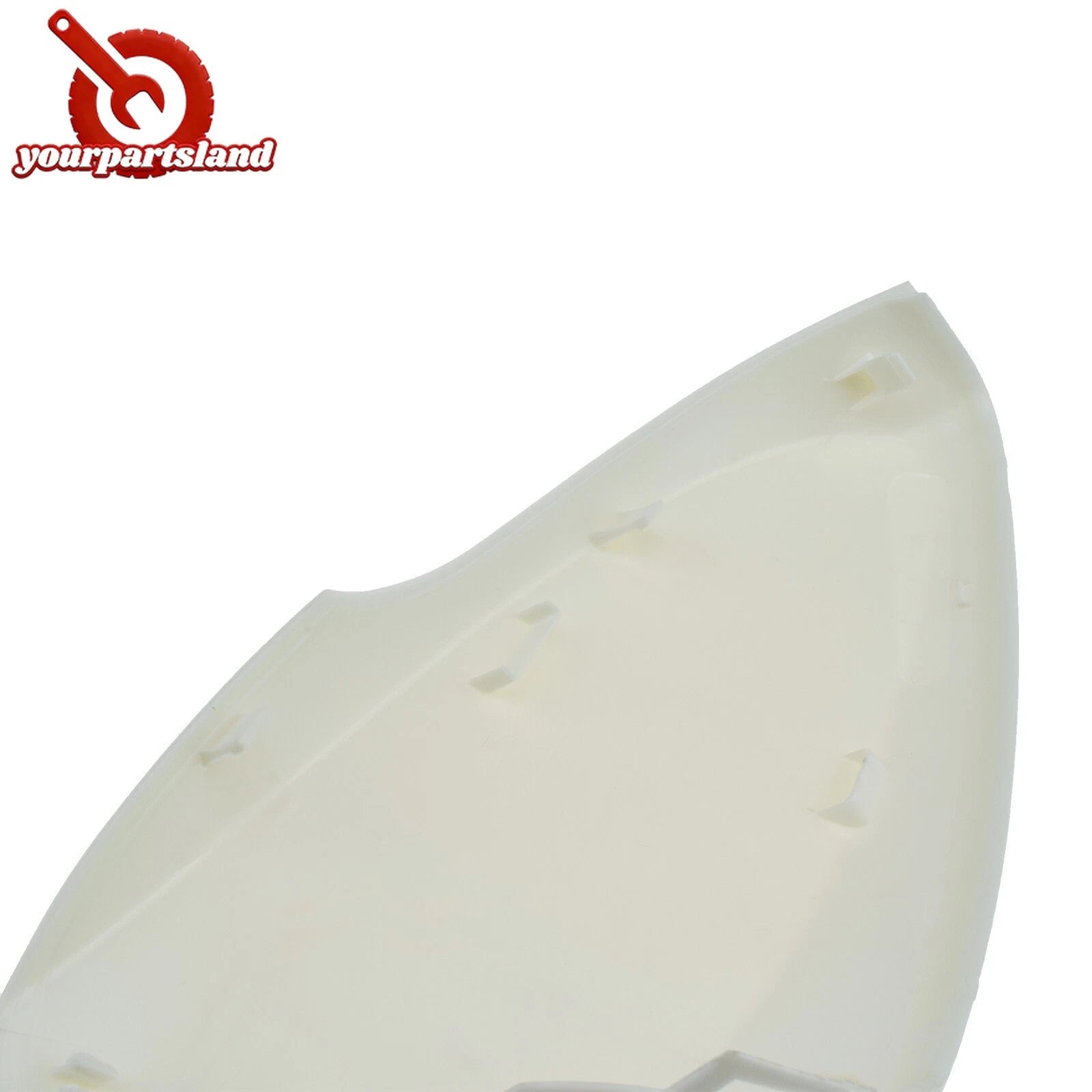 Left Driver White Side View Mirror Cover for HYUNDAI Elantra Sedan 2011-2016 6B93BC-57