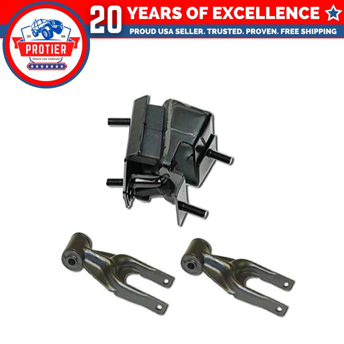 Fits 2008-2009 Buick Allure/LaCrosse 5.3L Rear Motor & Torque Mount Set 3pcs 6B93BC-57
