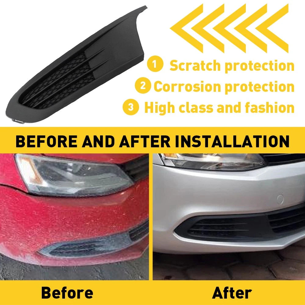 1X Fog Light Lamp Cover For 2011 2012 2013 2014 VW Jetta Passenger Side RH Right 6B93BC-57