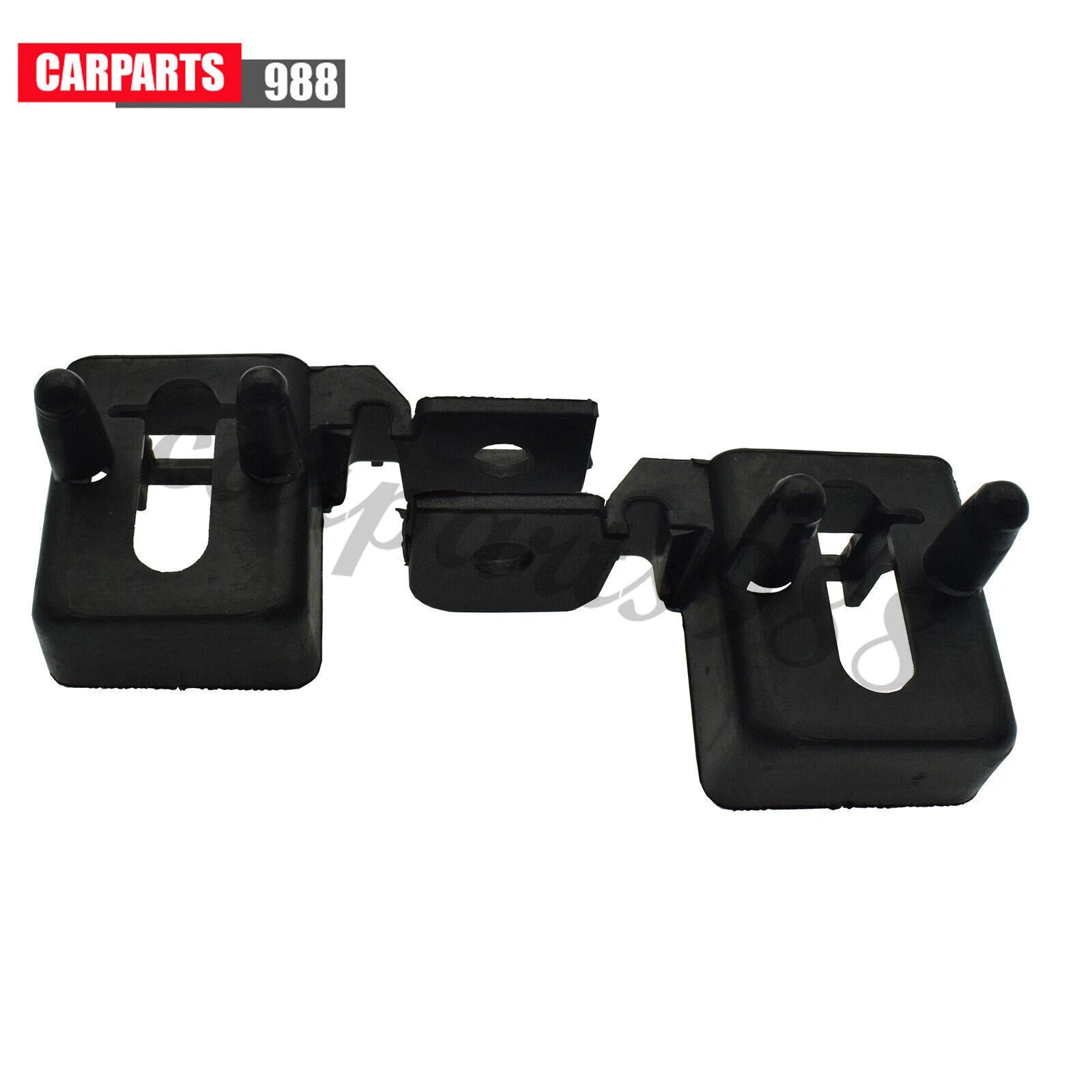 4Pcs Left Right Hood Bumper Stopper & Bracket For 13-16 Ford Fusion Lincoln MKZ 6B93BC-57