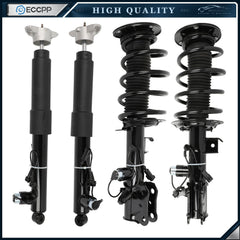 Full Set 4 Front & Rear Shock Struts Assys w/Electric For Lincoln MKX 2016-2018 6B93BC-57