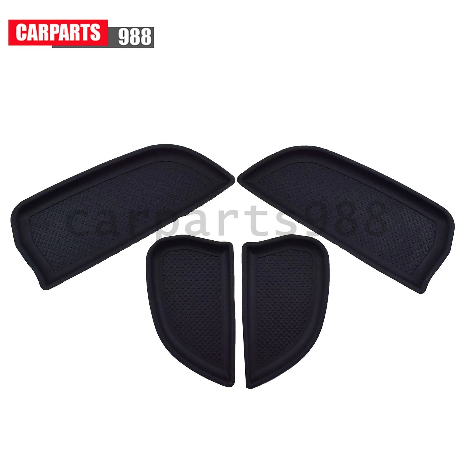 4pcs Front Rear Inner Door Handle Cushion Armrest Cover For Mazda 3 Axela 14-19 6B93BC-57