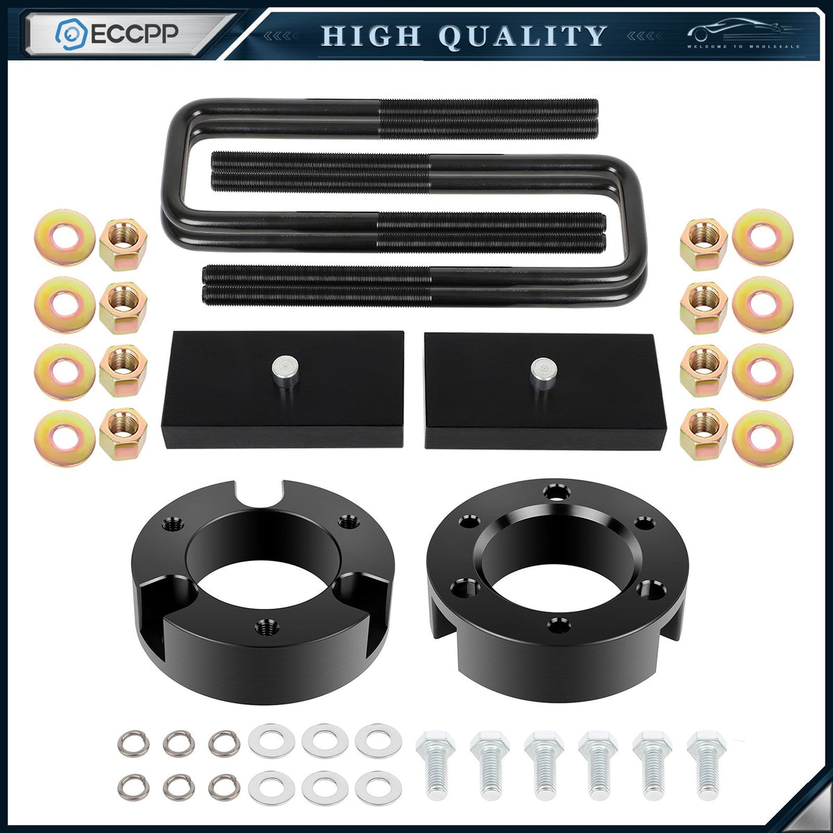 ECCPP 3" Front & 1" Rear Leveling Lift Kit For Toyota Tundra 2WD 4WD 1999-2006 ECCPP