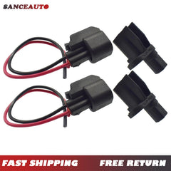 Rear ABS Wheel Speed Sensor W/ Connector 4pcs for Volvo C30 Ford Lincoln Jaguar 6B93BC-57