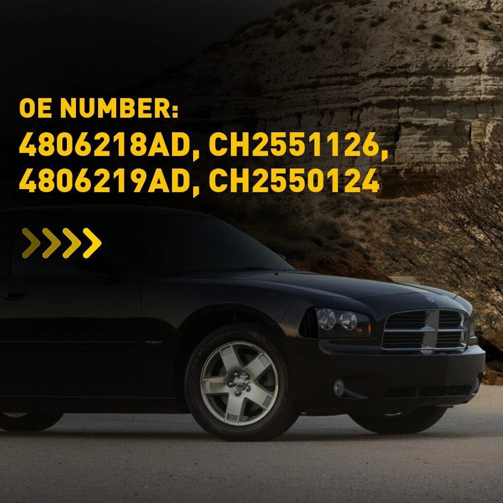 FOR 2006-2010 Dodge Charger Smoke Turning Signal Lamps Corner Lights LH RH EOA 6B93BC-57