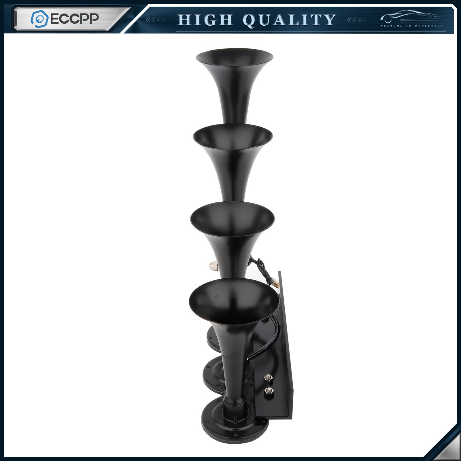 1G 4 Trumpet Train Air Horn Full System Kit 150PSI Air Compressor for Car Truck 6B93BC-57