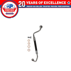 Turbocharger Oil Supply Line Distri Blck To Lower Fits BMW 335d X5 09-13 L6 6B93BC-57