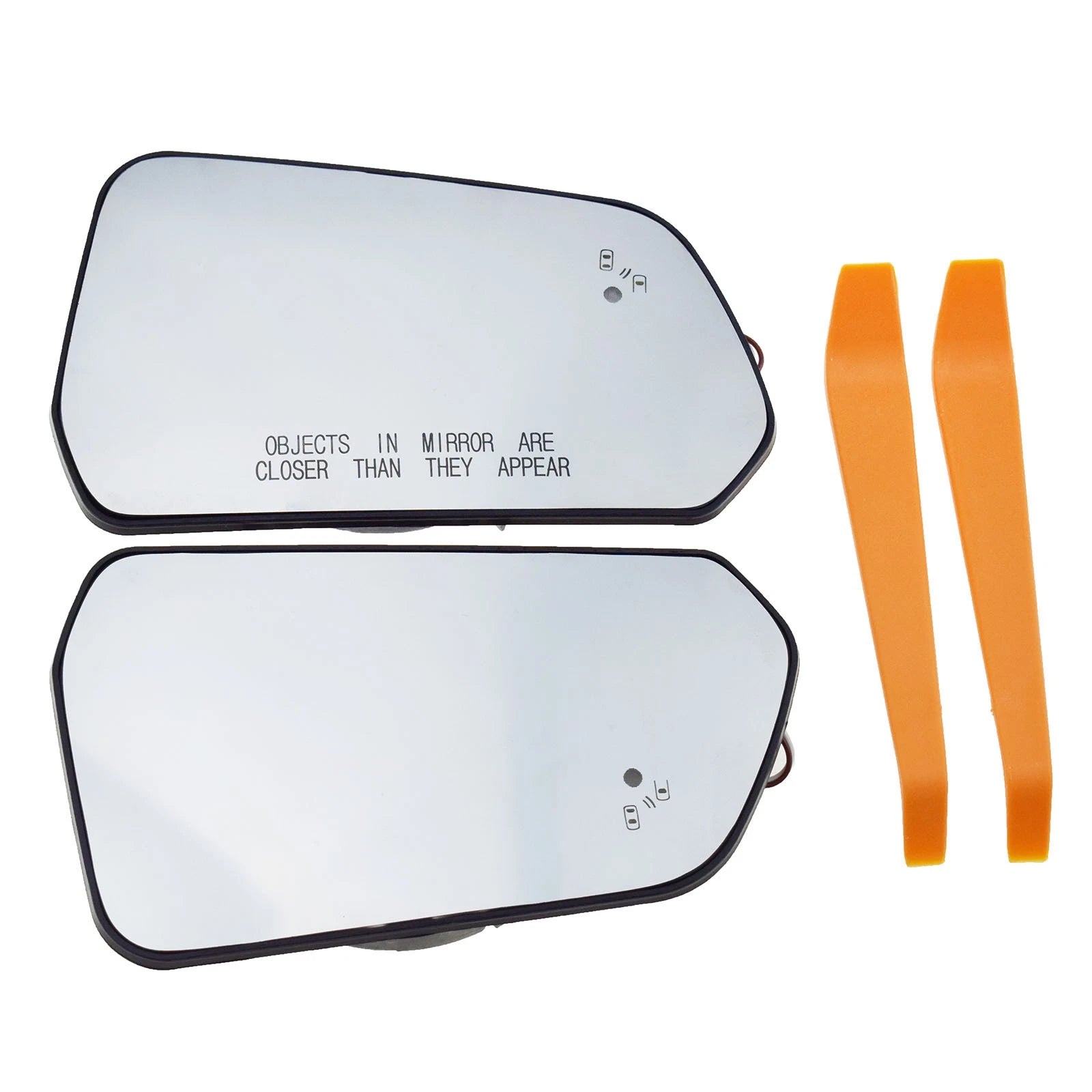 Left Right Side Rearview Mirror Glass w/ Blind Spot for Ford Mustang 2015-2021 6B93BC-57