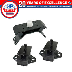 Fits 2011-2015 Toyota Tacoma 2.7L AUTO 4WD Motor & Trans Mount Set 3pcs : 6B93BC-57