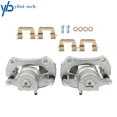 Pair Front Brake Calipers w/ Bracket for Chevy Equinox Malibu Buick GMC Terrain 6B93BC-57
