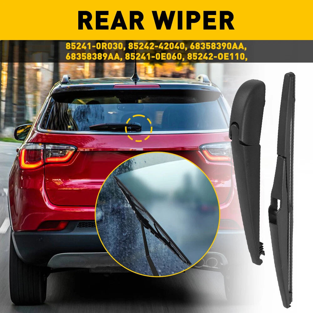 Fit For 2017-2019 JEEP COMPASS Rear Windshield Wiper Arm Blade Set EOA 6B93BC-57