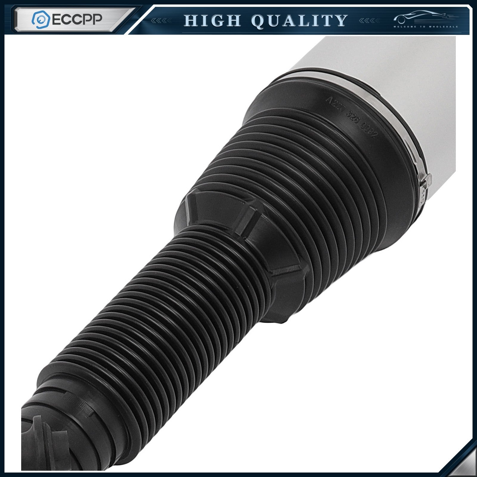 3PCS Rear Air Suspension Strut & Air Compressor For Mercedes W220 S350 S430 S500 6B93BC-57