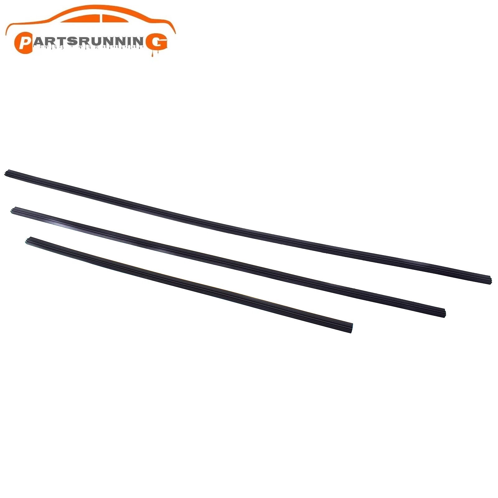 Front & Rear Wiper Rubber Insert Set For 18-22 Honda Odyssey 3.5L V6 76622THRA01 6B93BC-57