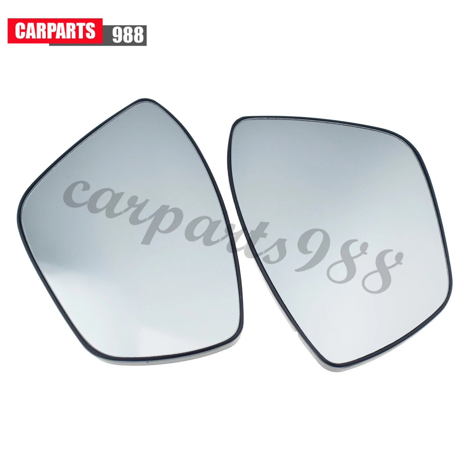 2Pcs Left Right Side Wing Mirror Glass Heated For 2012-2019 Peugeot 208 / 2008 6B93BC-57