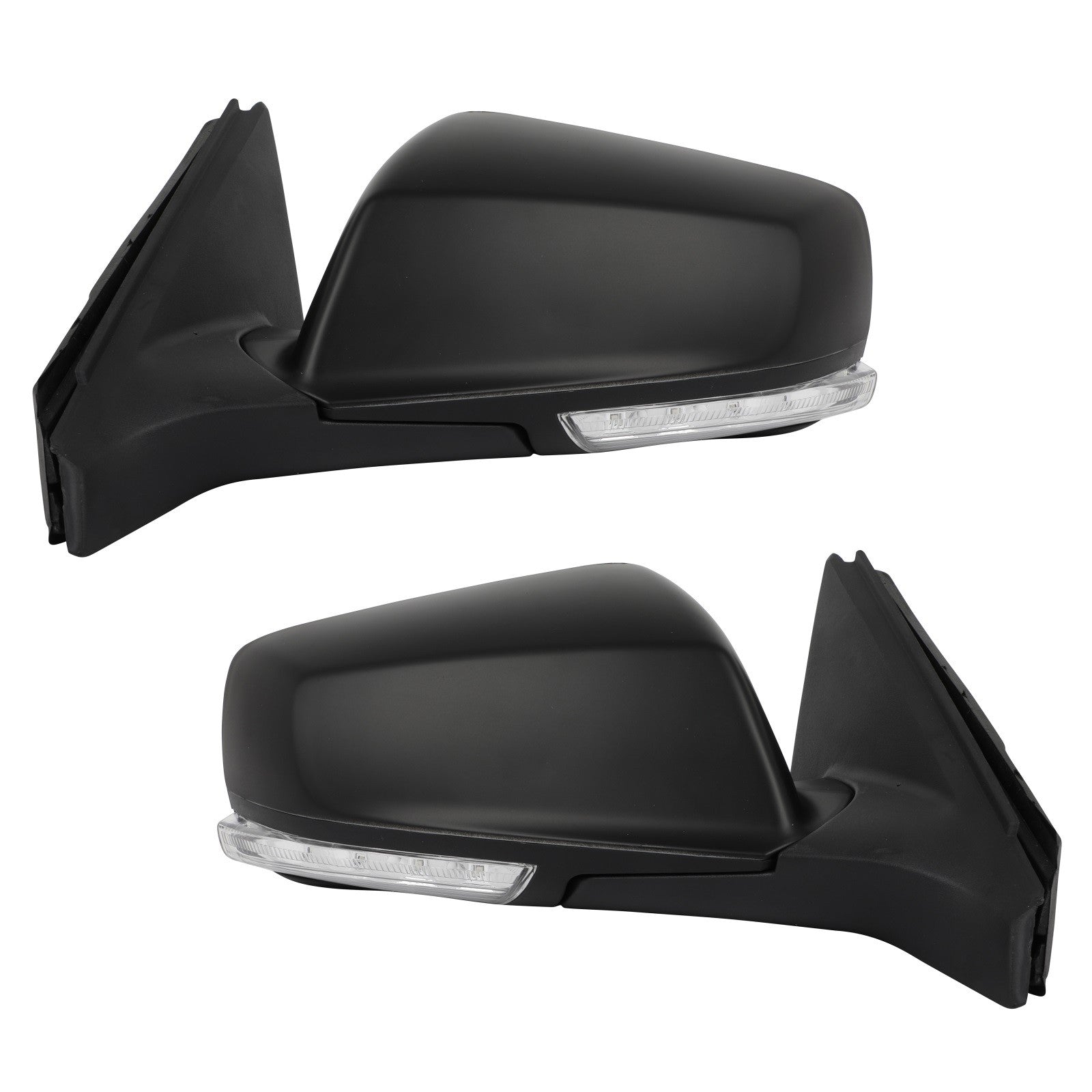 Pair Mirrors For 10-13 BUICK Lacrosse Side Object Sensor Paint to Match LH&RH 6B93BC-57