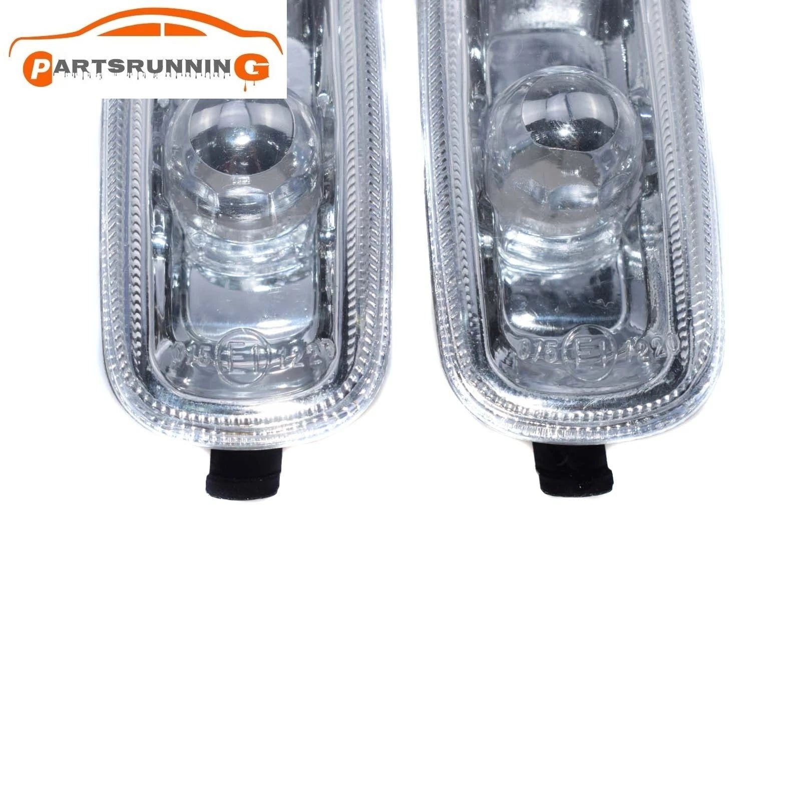 2 X Side Turn Light Cover Clear Lens For 2002-2008 Audi A4 B6 B7 A6 C5 4B0949127 6B93BC-57