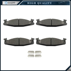 4PCS Front Semi-Metallic Brake Pads For Ford E-150 Econoline Club Wagon Bronco 6B93BC-57