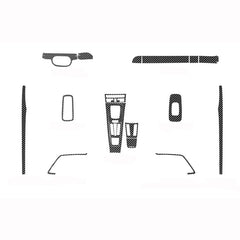 Interior Center Console Carbon Fiber Molding Sticker Decals For Porsche 718