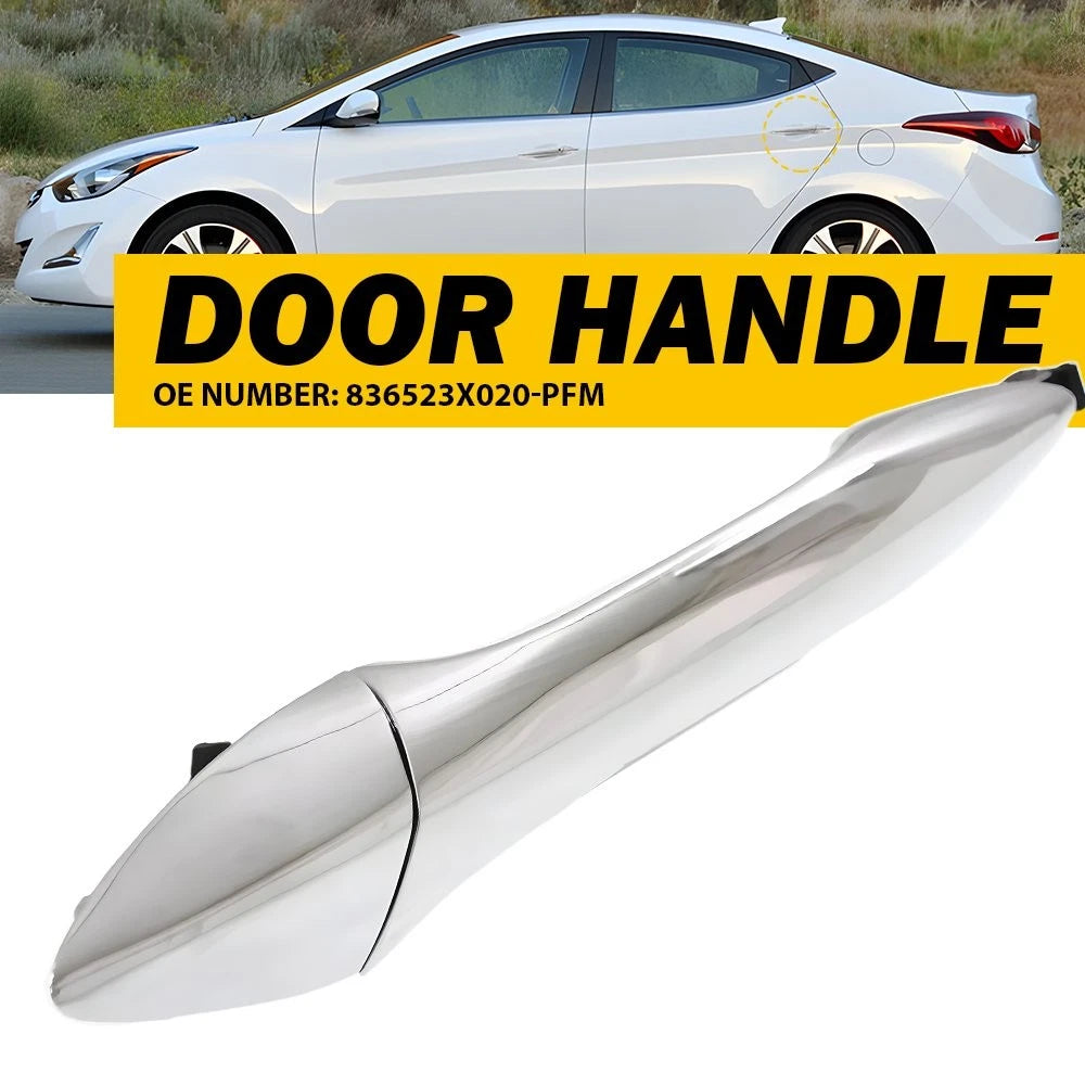 Rear Left Outer Door Handle Chrome For 2011-2016 Hyundai Elantra 826513X000-PFM 6B93BC-57