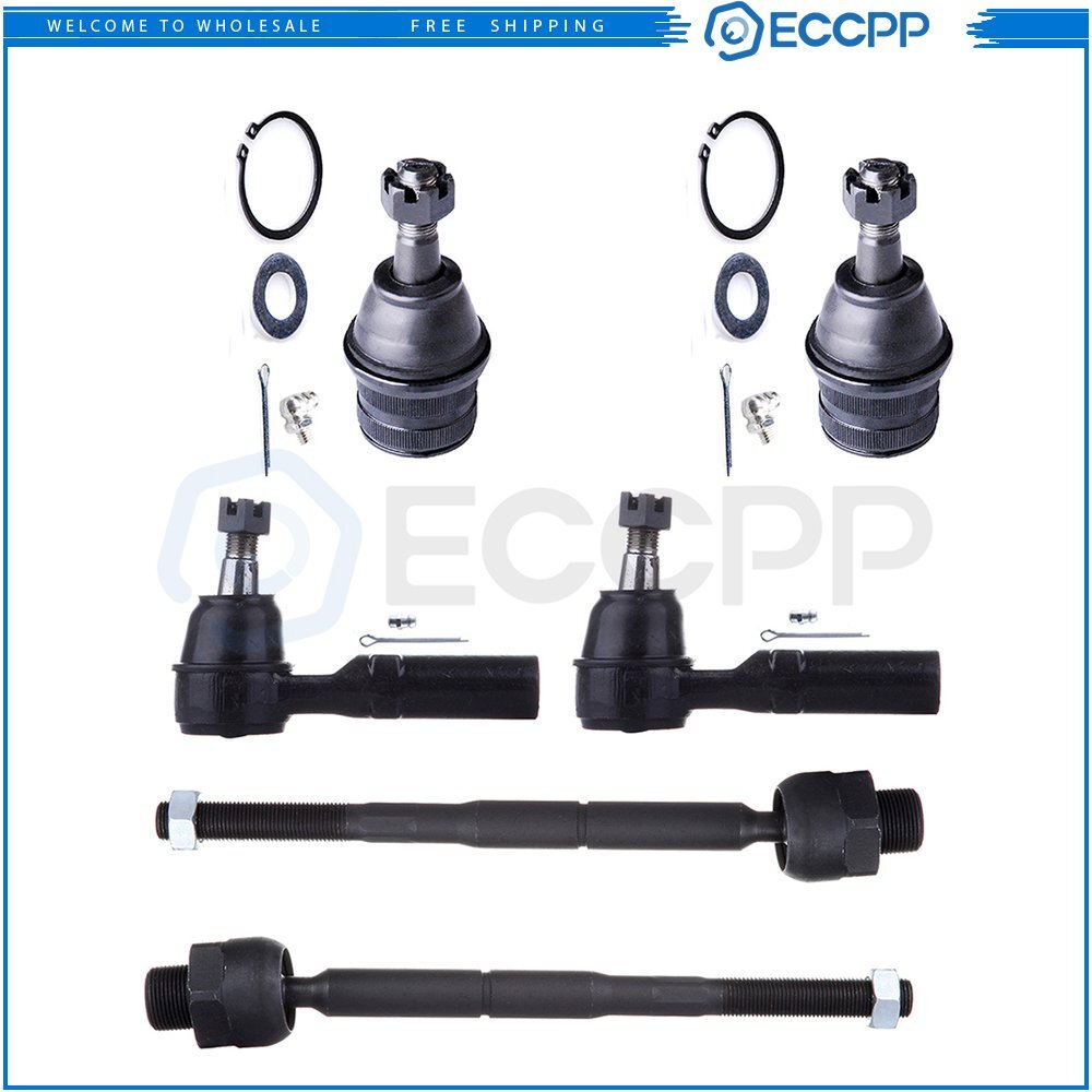 Front Lower Ball Joints Steering Tie Rod End For 2007 2008 2009 Chrysler Aspen