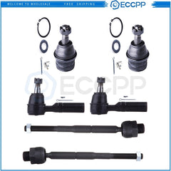 Front Lower Ball Joints Steering Tie Rod End For 2007 2008 2009 Chrysler Aspen