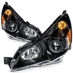 Pair Kit Headlights For 2010-2014 Subaru Legacy Outback 2.5L 3.6L Black Amber 6B93BC-57