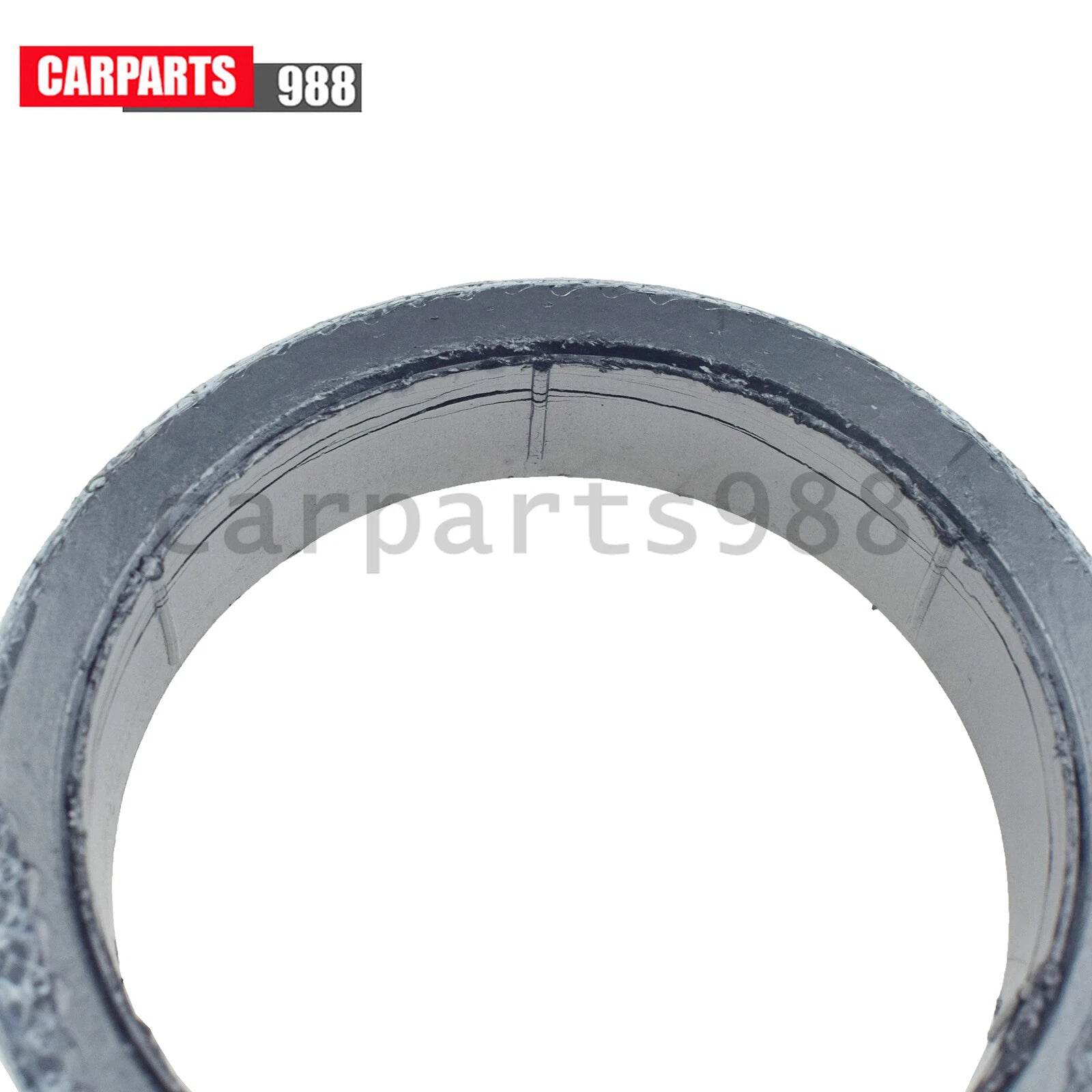 Set of 2 2.5'' Donut Style Graphite Gasket For Muffler Exhaust Pipe To Manifold 6B93BC-57