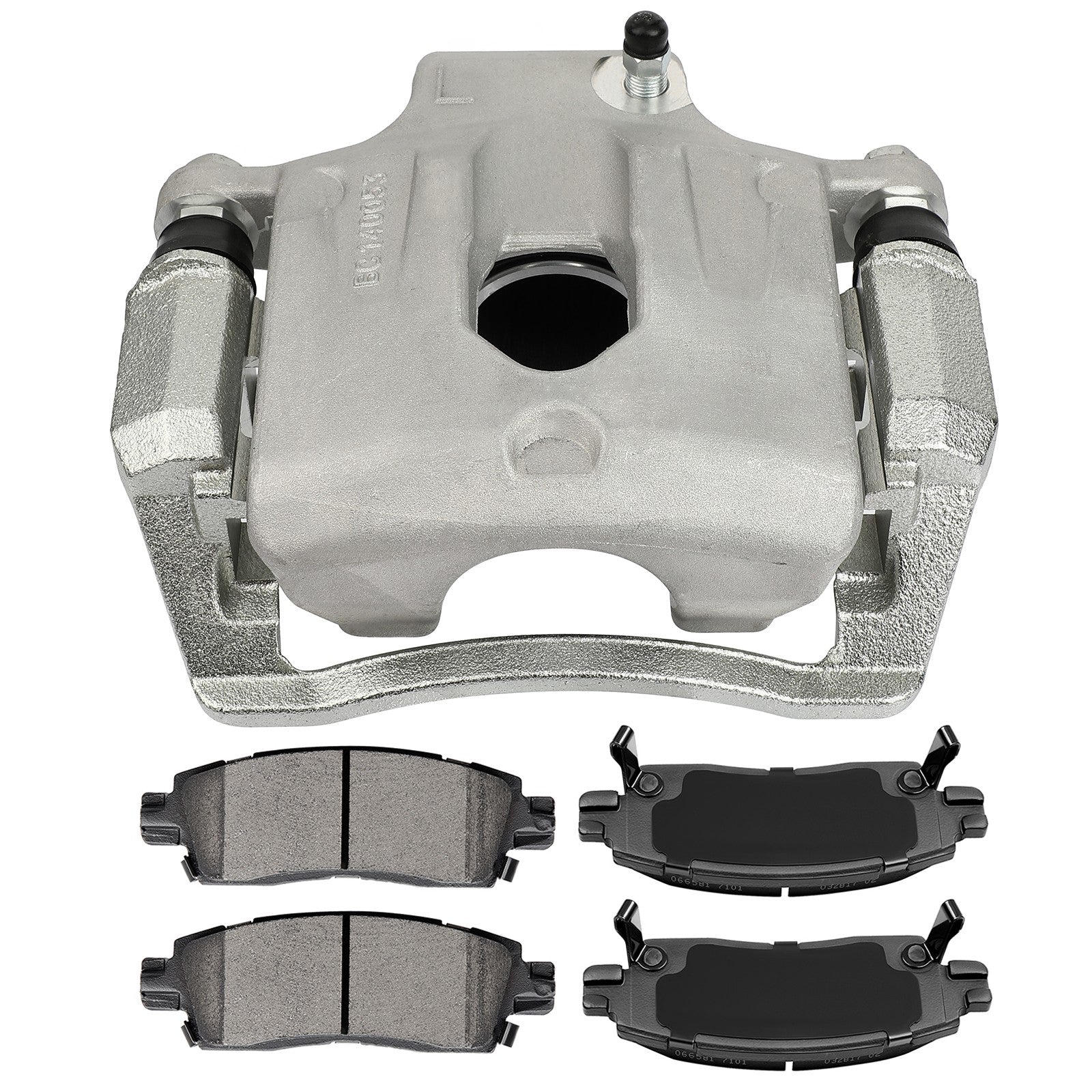 Rear Left Right Brake Caliper Brake Pads Set 5Pcs For 2002-2006 GMC Envoy XL 6B93BC-57