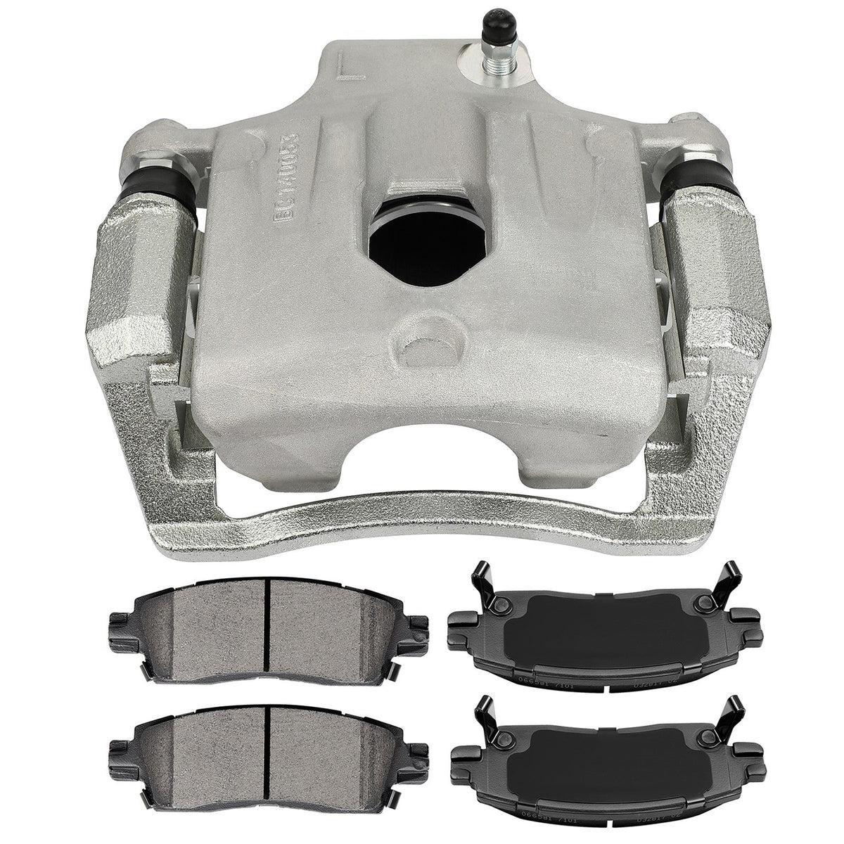 Rear Left Right Brake Caliper Brake Pads Set 5Pcs For 2002-2006 GMC Envoy XL 6B93BC-57