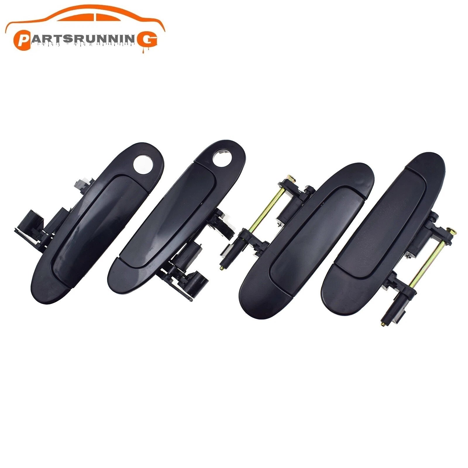 For 2000-2005 Toyota Echo Yaris Front & Rear & Left & Right Exterior Door Handle 6B93BC-57