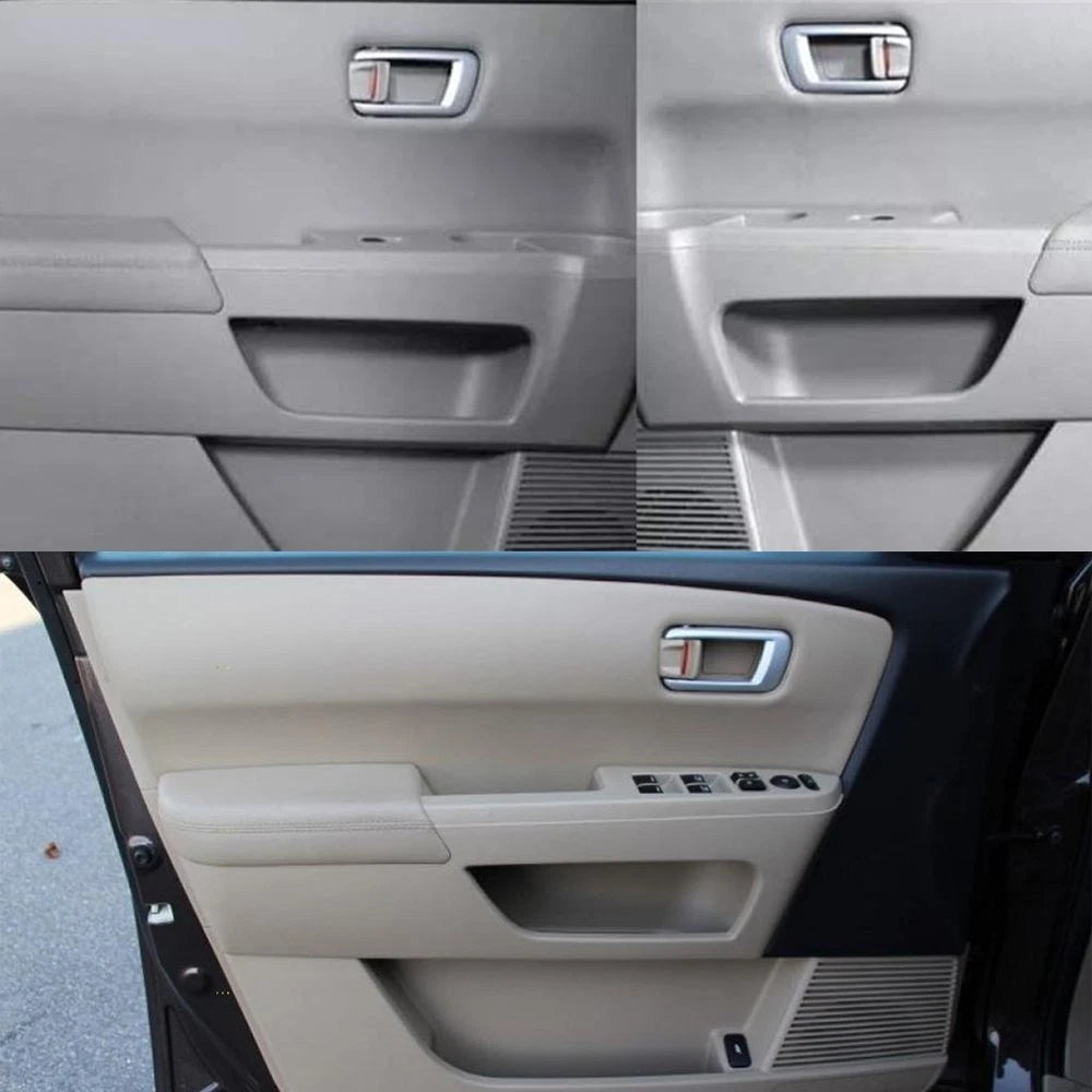 Fit For Honda Pilot 2009-2015 Leather Left Front Door Panels Armrest Cover 6B93BC-57