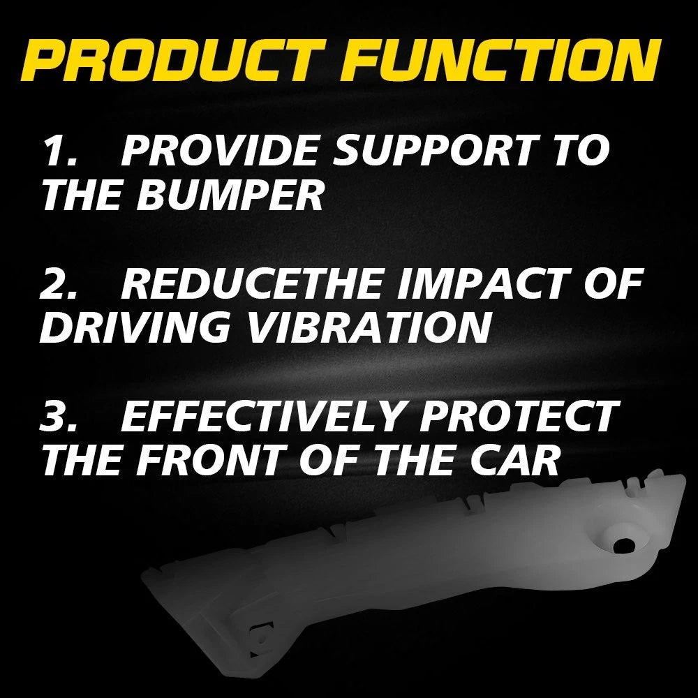 2PCS Front Driver Passenger Bumper Cover Bracket Set For 2007-2015 Mazda CX-9 A 6B93BC-57