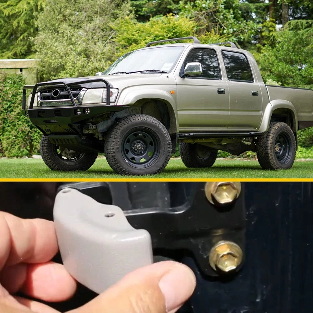 PAIR GRAY REAR CAB QUARTER WINDOW LATCH LOCK FOR TOYOTA TACOMA PICKUP 2001-2004 6B93BC-57