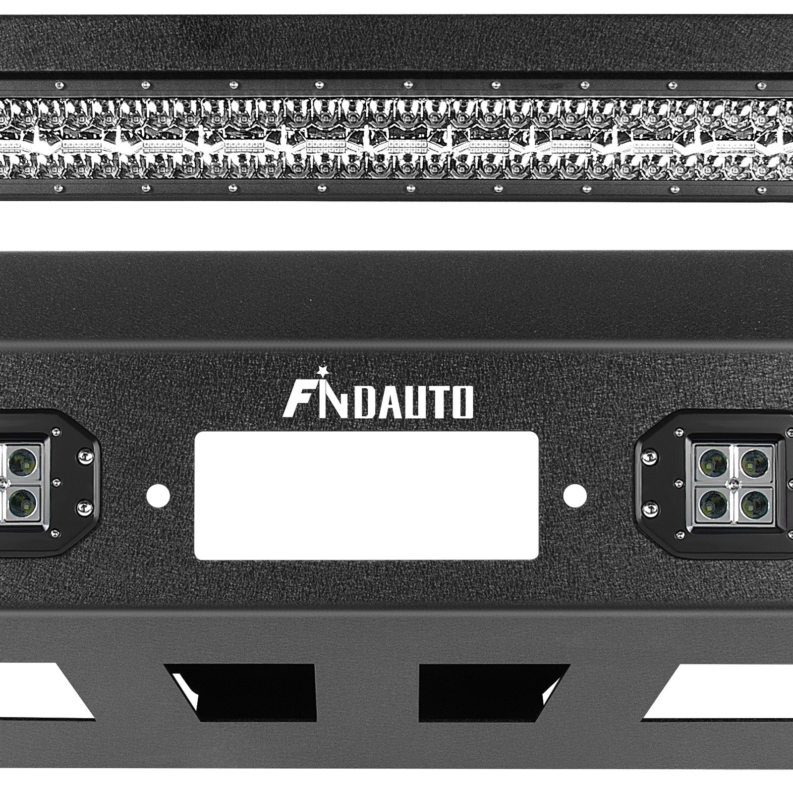 ECCPP Steel Front Bumper w/ Winch Plate & Fog Light For 2013-2018 Dodge Ram 1500 6B93BC-57