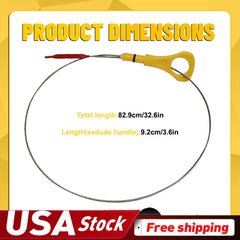 Engine Dipstick Oil 26611-3CKA0 Fits 2013-19 Hyundai Genesis Sedan : DH /G80/G90 6B93BC-57