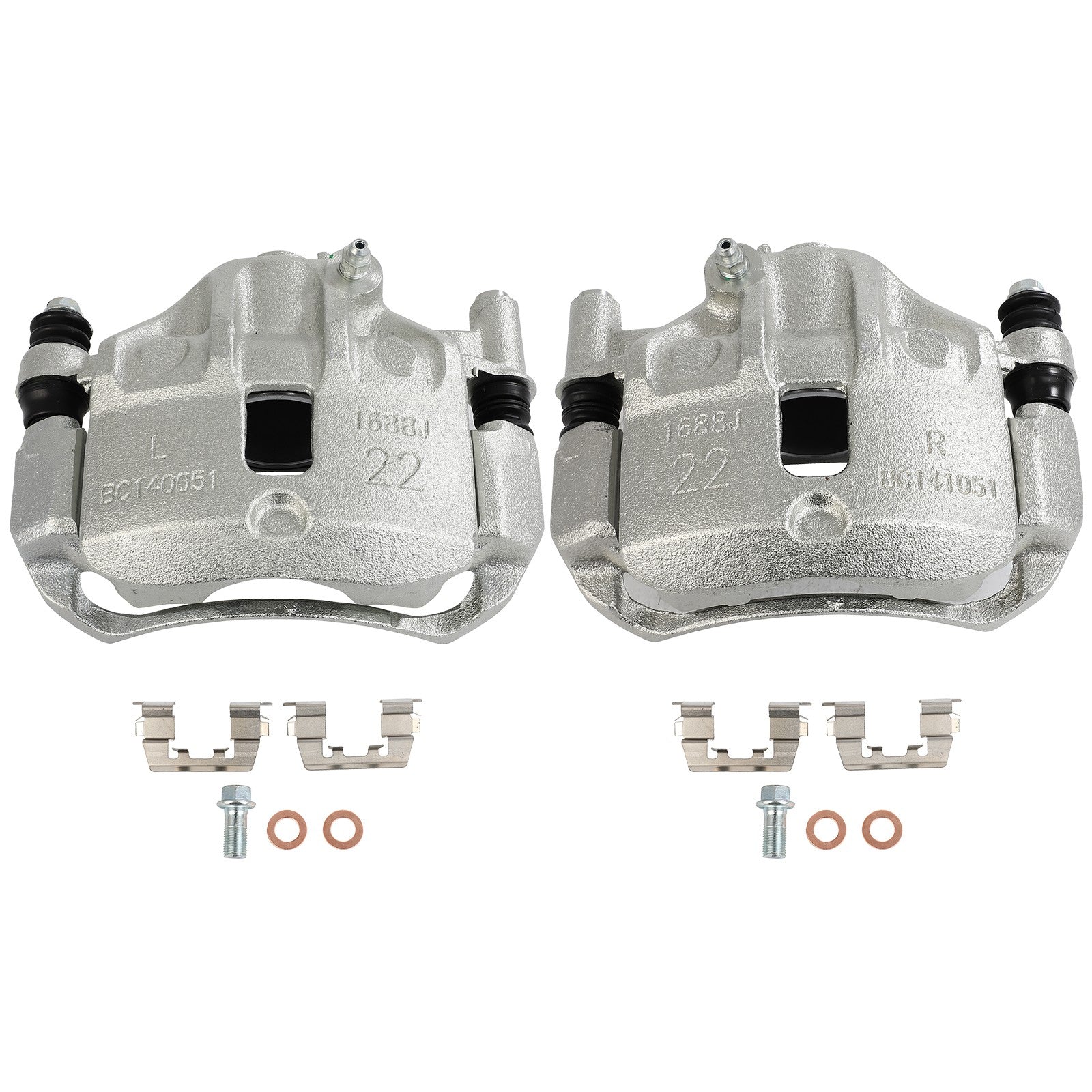 Front Brake Calipers 2Pcs For 2000-2005 Hyundai Accent 1990-1994 Hyundai Excel 6B93BC-57