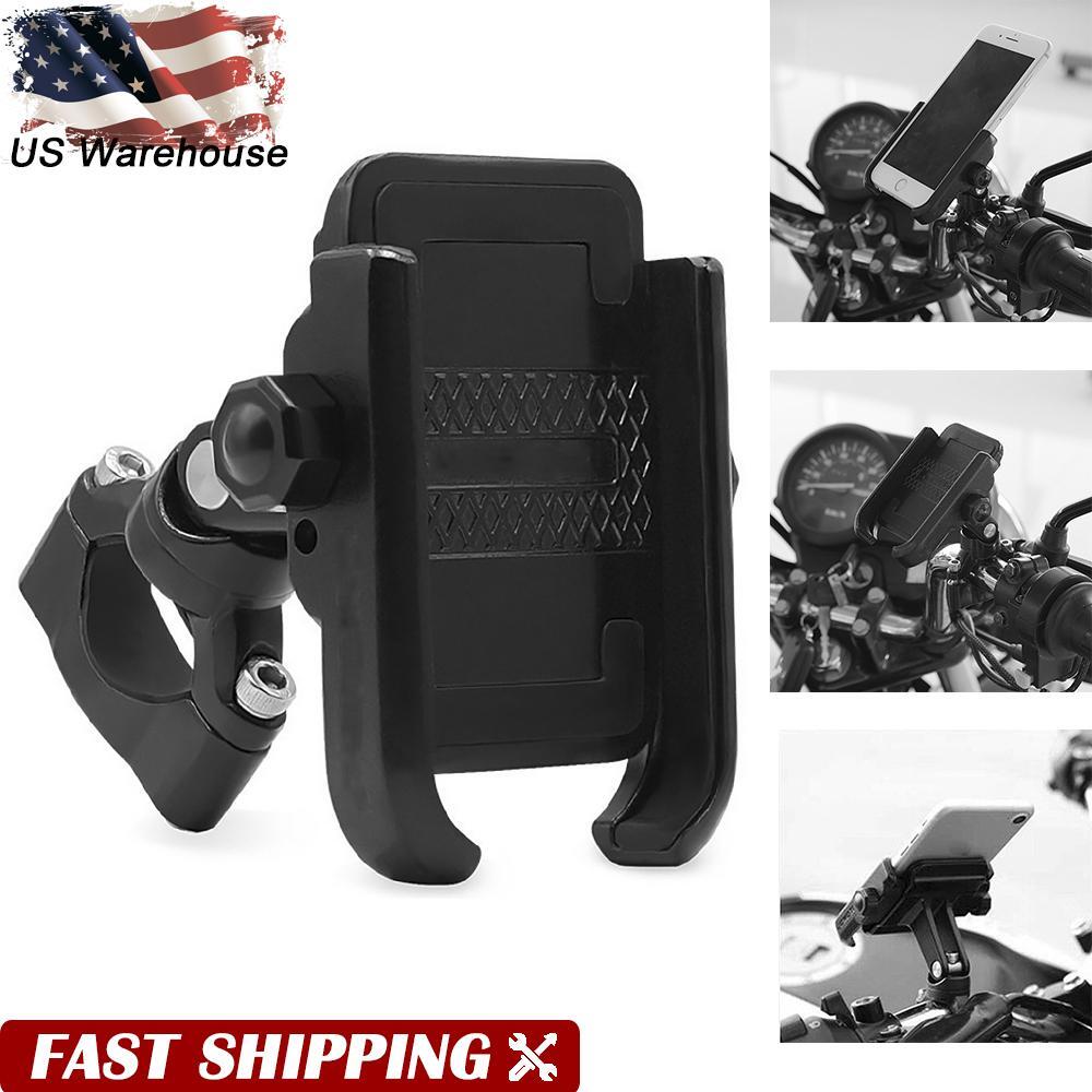 Aluminum Motorcycle Handlebar Cell Phone Holder Mount for Harley Street Glide 6B93BC-57