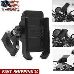 Aluminum Motorcycle Handlebar Cell Phone Holder Mount for Harley Street Glide 6B93BC-57