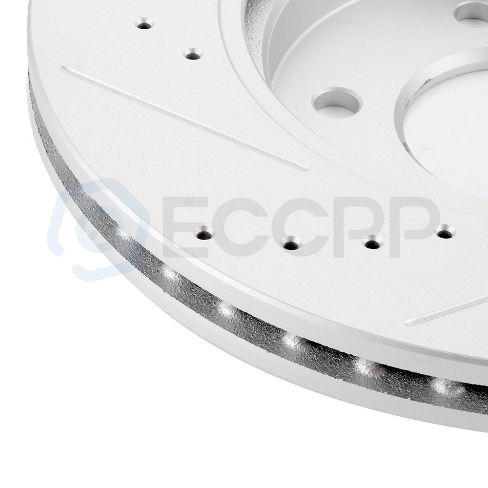 Front Rotors Pads for Ford Escape Mercury Mariner Mazda Tribute Drilled Slotted 6B93BC-57