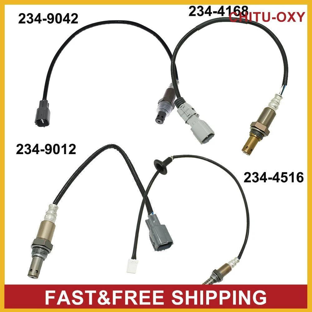 4pcs Upstream & Downstream Oxygen O2 Sensor For 2004-2006 Toyota Sienna 3.3L V6 6B93BC-57