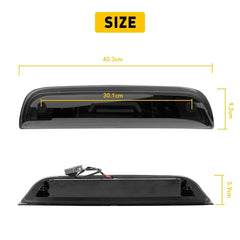 LED Rear Third 3rd Light Brake Black for 2014-18 Sierra/Chevy GMC Silverado G 6B93BC-57