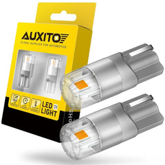 4X Canbus LED Front Side marker Light Bulb 168 192 2825 2821 T10 3000K Amber EA 6B93BC-57