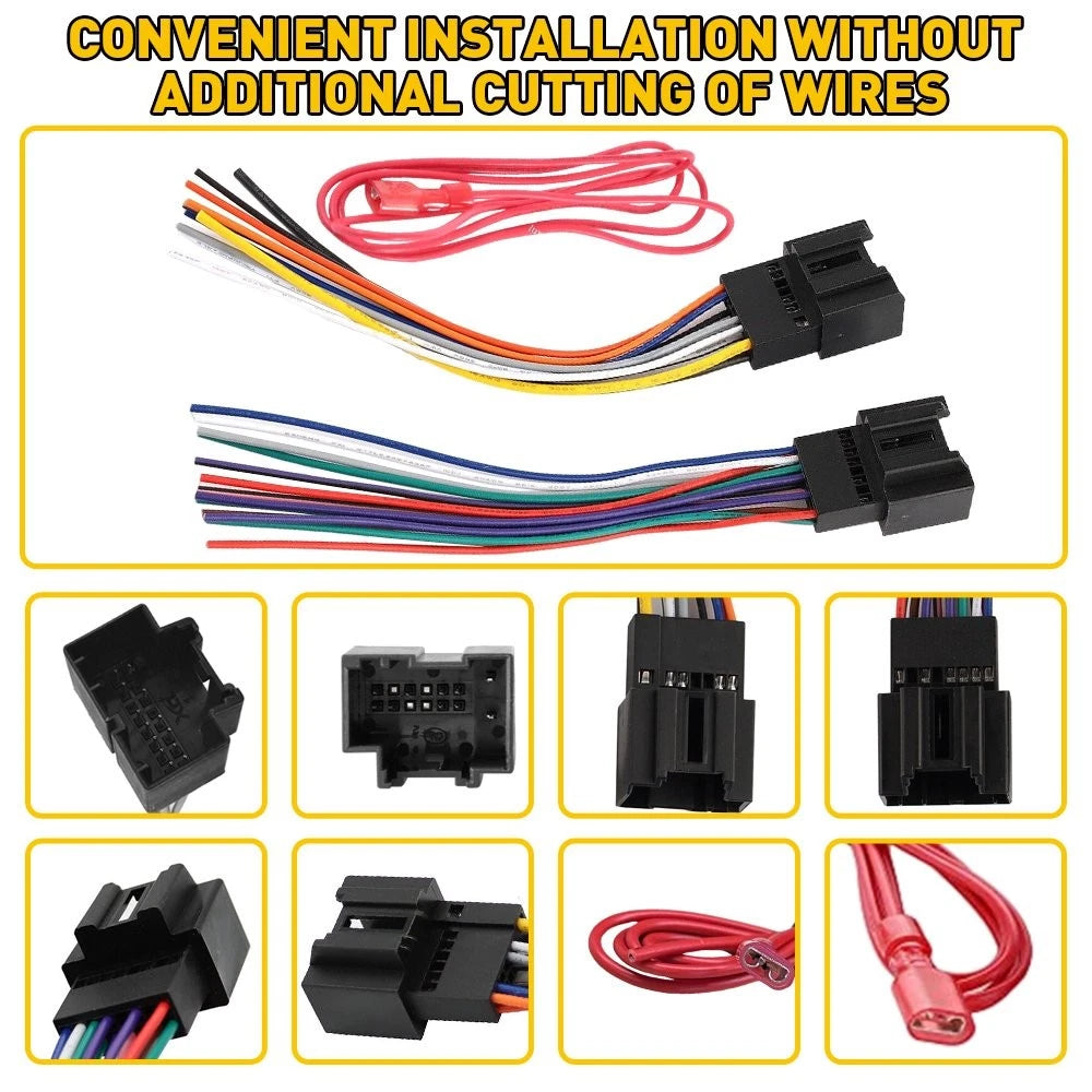 Car Radio Stereo Wiring Harness For 2007-2013 Chevy Silverado 1500 2500 A US 6B93BC-57