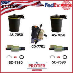 Lincoln Town Car 1998-2002 Rear Air Suspension Kit - Heavy Duty 6B93BC-57