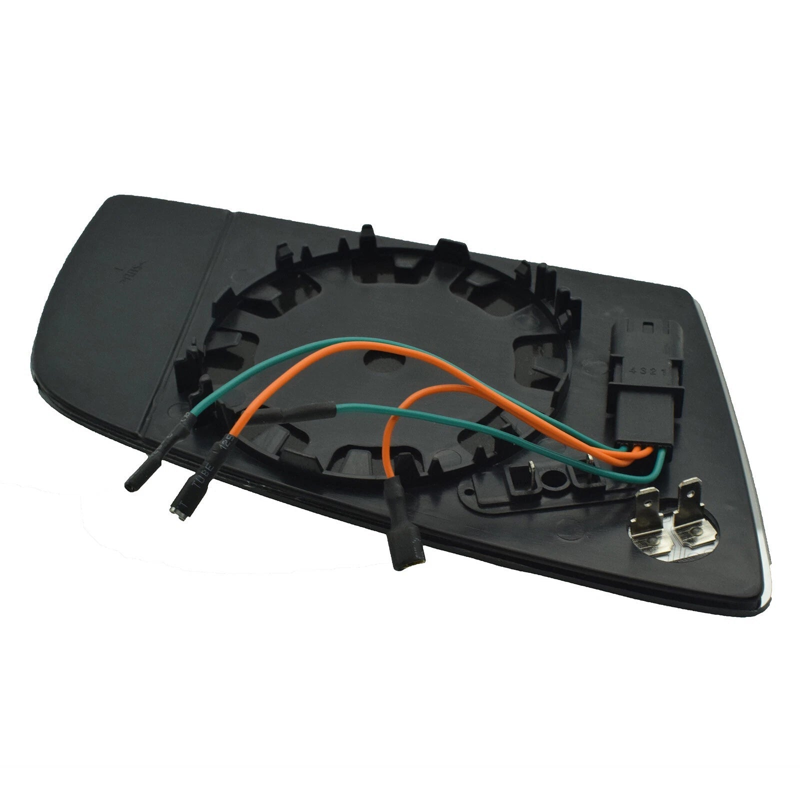 Left Driver 4 Pin Door Mirror Glass W/ Connector Heated For BMW E60 E61 E63 E64 6B93BC-57