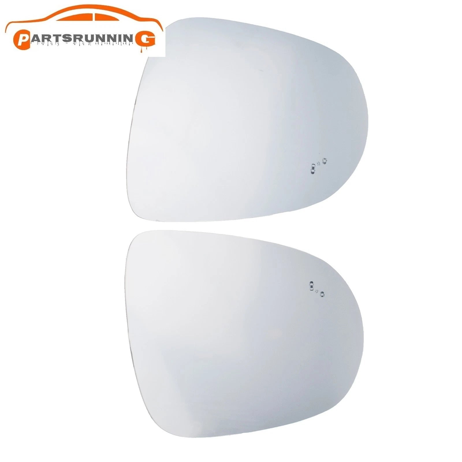 Heated Left & Right Mirror Glass With BSD For KIA Sorento 2016-2020 87611-C5040 6B93BC-57