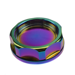 Aluminum Neo Chrome Oil Cap Fuel Filler Tank Cover for Honda Civic Fit 6B93BC-57