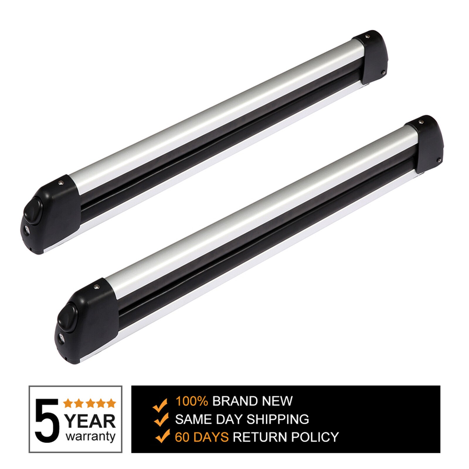 Top Roof Rack Ski Carriers Mount For Universal 2 Snowboard or 4 Skis 6B93BC-57