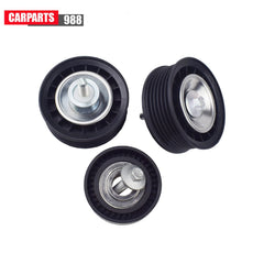 3Pcs Uppe Lower Drive Belt Idler Pulley Kit For 2012-17 Range Rover Evoque 2.0L 6B93BC-57
